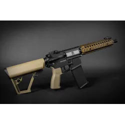 Evolution International - Réplique AEG Recon MK18 Mod 1 10.8" BB - Noir et Tan