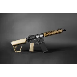 Evolution International - Réplique AEG Recon MK18 Mod 1 10.8" BB - Noir et Tan