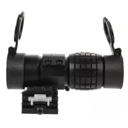 TACTICAL OPS - 3X magnifier pour red dot avec système de bascule - Noir