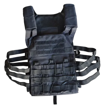 Occasion - Gilet tactique avec 3 portes chargeurs M4 - Noir