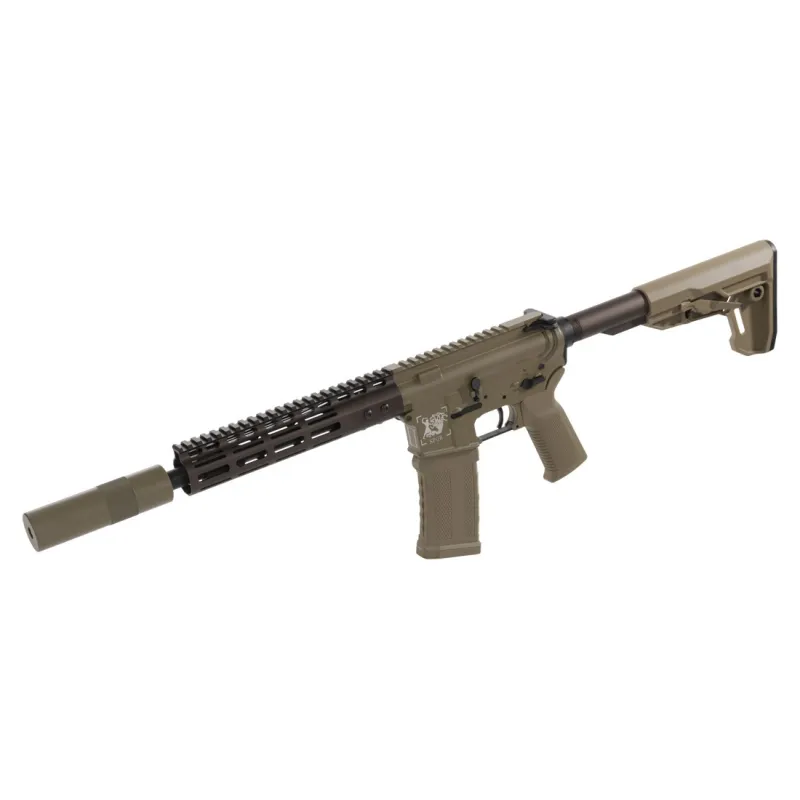 Réplique GBBR Secutor Centurion II MWS tan, vue de trois quarts