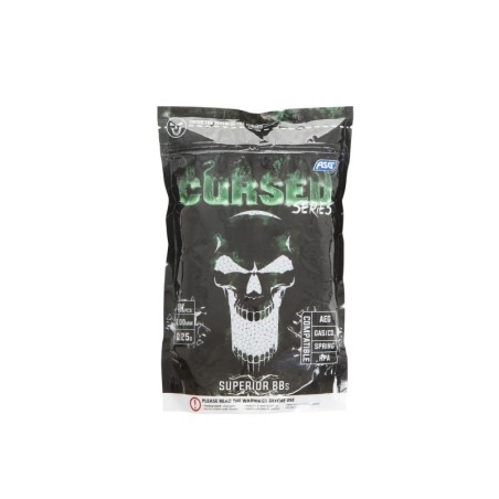 ASG - Billes Blanche plastique Cursed Series 0.25g X 4000 bbs