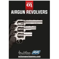 ASG - Affiche, format A3, revolvers à air comprimé, Dan Wesson