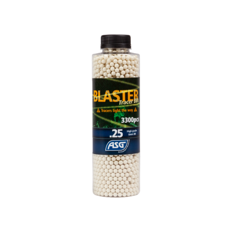 ASG - Billes Biodégradable Traçante Verte Open Blaster 0.25g X 3300 bbs