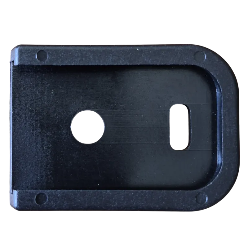 Plaque de talon ASG pour chargeur CO2 Commander XP18 et DP18, noire, face intérieure avec rebord