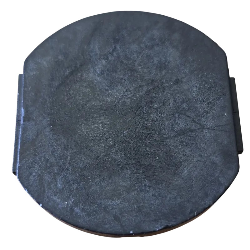 Bouchon noir ASG pour grenade Storm 360, face extérieure vue de dessus