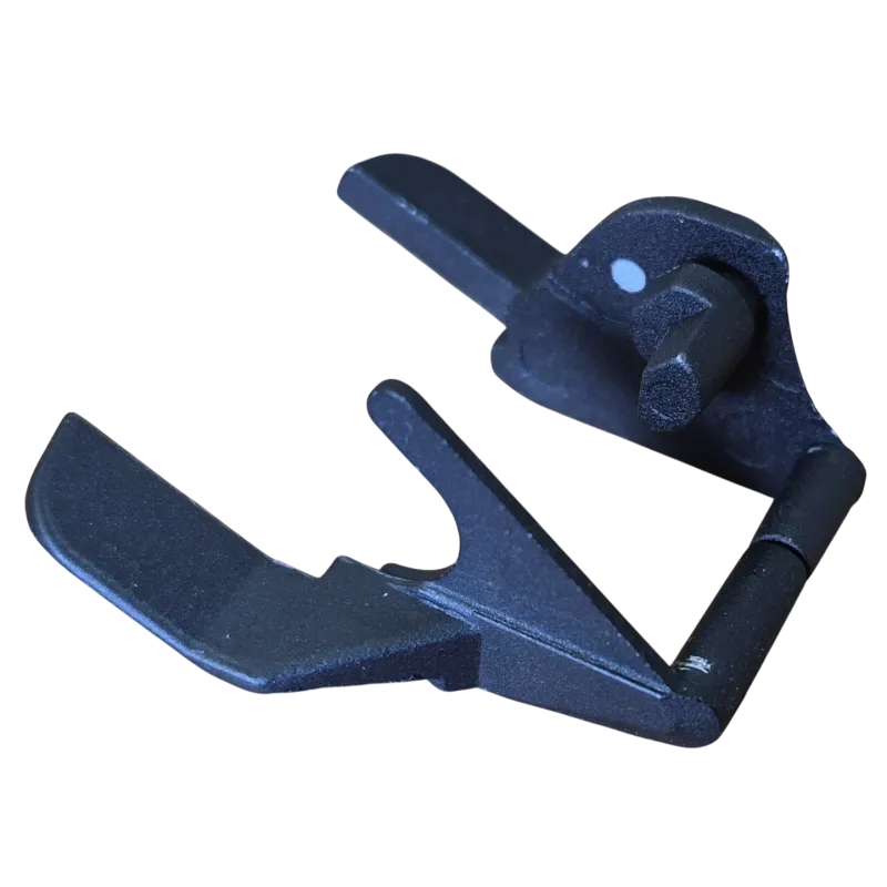 Sécurité ambidextre noire ASG pour pistolet Combat Master, vue de trois quarts