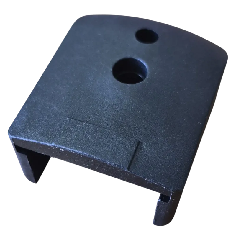 Talon de chargeur gaz ASG Combat Master noir, vue extérieure côté ouverture