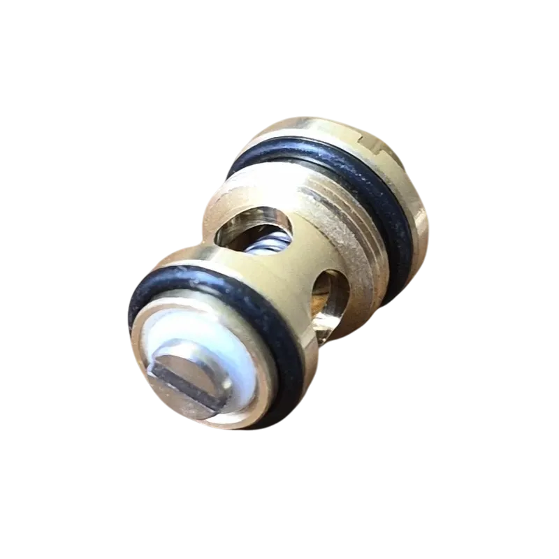 Valve de percussion CO2 ASG Combat Master, vue de trois quarts côté joint blanc
