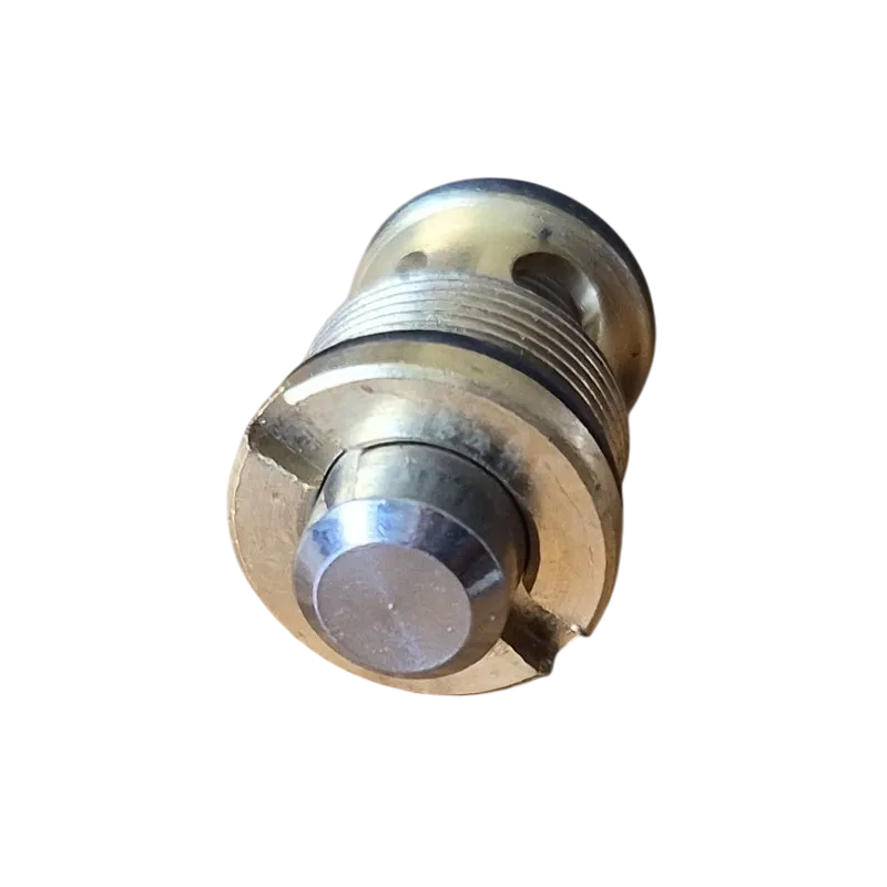 Valve de percussion CO2 Poseidon, collerette à encoches et poussoir argenté
