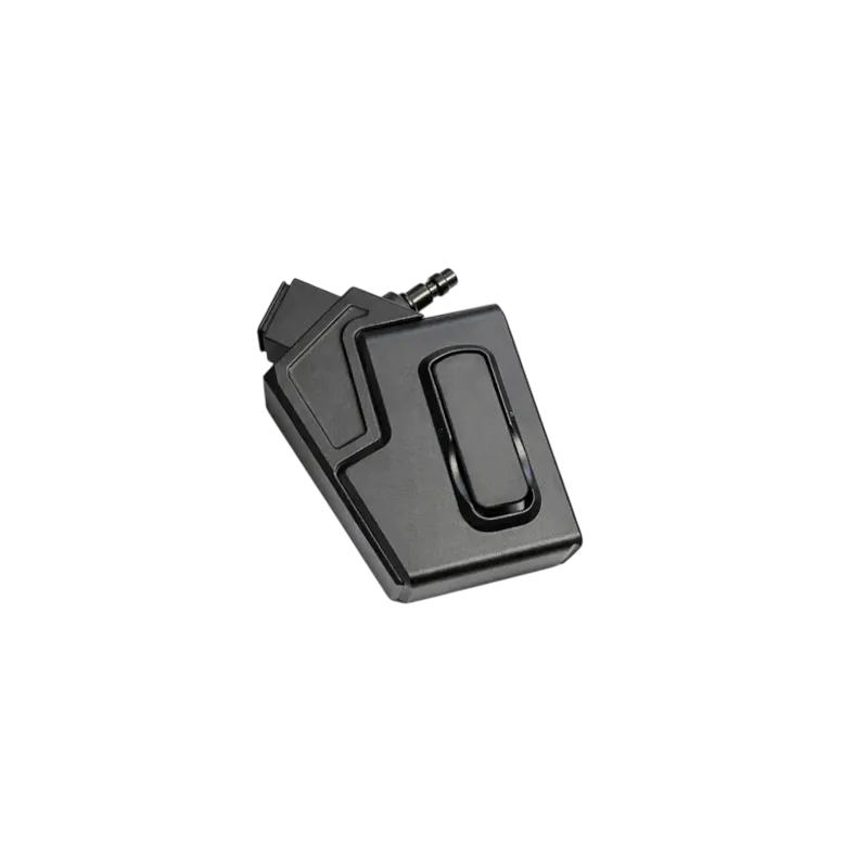Adaptateur HPA Airtac noir pour Glock et AAP-01 seul, vue de côté