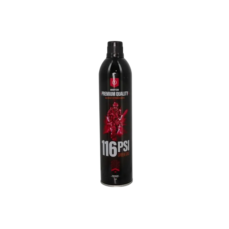 POWAIR - Bouteille de gaz airsoft Premium 500 ml - 116 PSI (silicone)