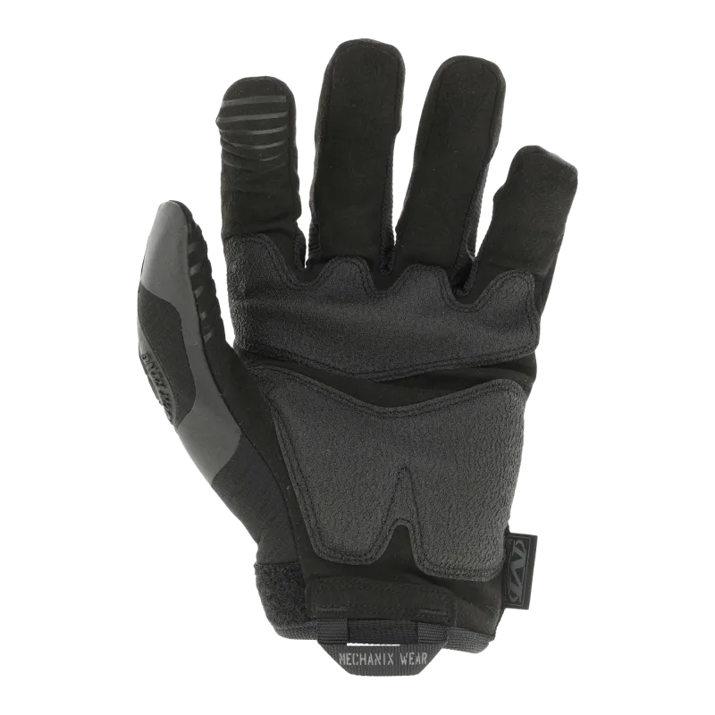 Gant Mechanix Wear M-Pact Covert tout noir, paume rembourrée et pouce renforcé