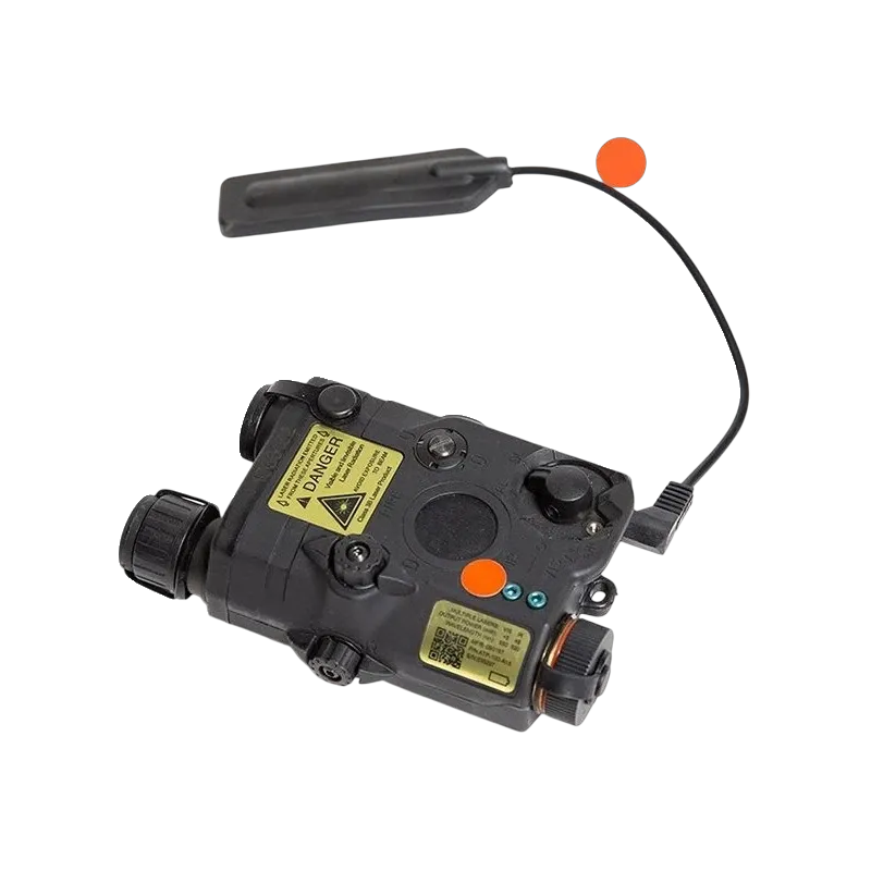FMA - Boîtier AN/PEQ LA5 Upgrade lampe LED et laser rouge - Noir