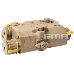 FMA - Boîtier AN/PEQ-15 LA-5 vide pour batterie V2 - Dark Earth