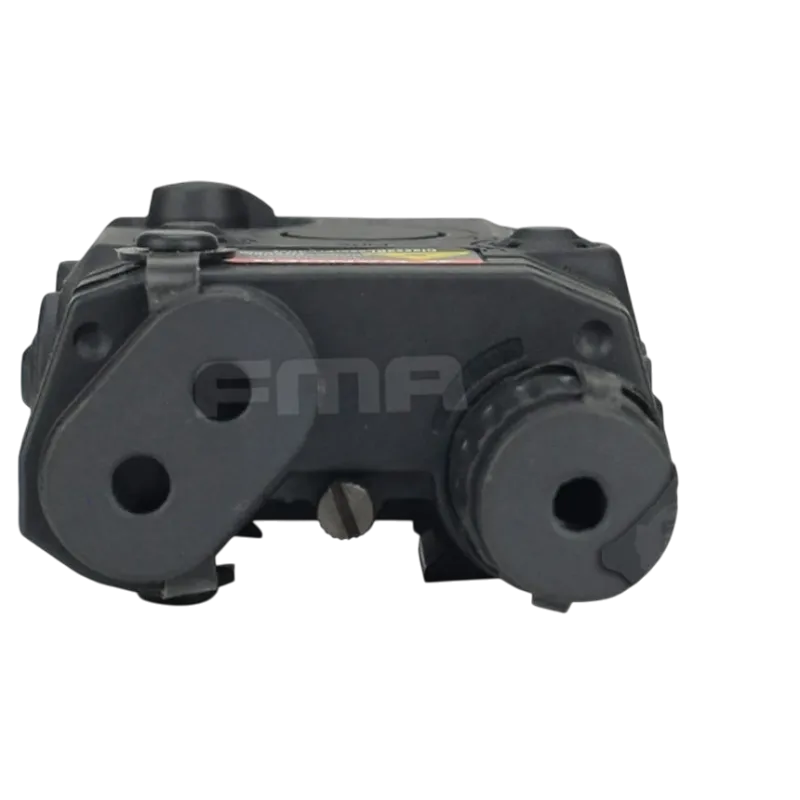 Boîtier factice FMA AN/PEQ-15 V1 noir, face avant avec fûts et capuchons