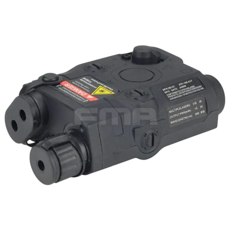 FMA - Boîtier AN/PEQ-15 vide pour batterie V1 - Noir