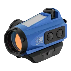 BO MANUFACTURE - Viseur point rouge OCX-1 montage bas avec panneau solaire - Bleu