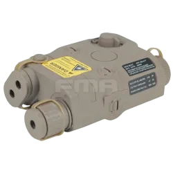 FMA - Boîtier AN/PEQ-15 vide pour batterie V1 - Dark Earth