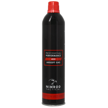 NIMROD TACTICAL - Bouteille de gaz airsoft Red 500ml - 174 PSI