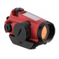 BO Manufacture - Viseur point rouge OCX-1 montage bas avec panneau solaire - Rouge
