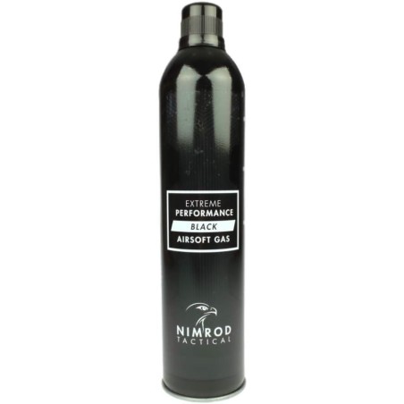 NIMROD TACTICAL - Bouteille de gaz airsoft Black 500ml - 203 PSI