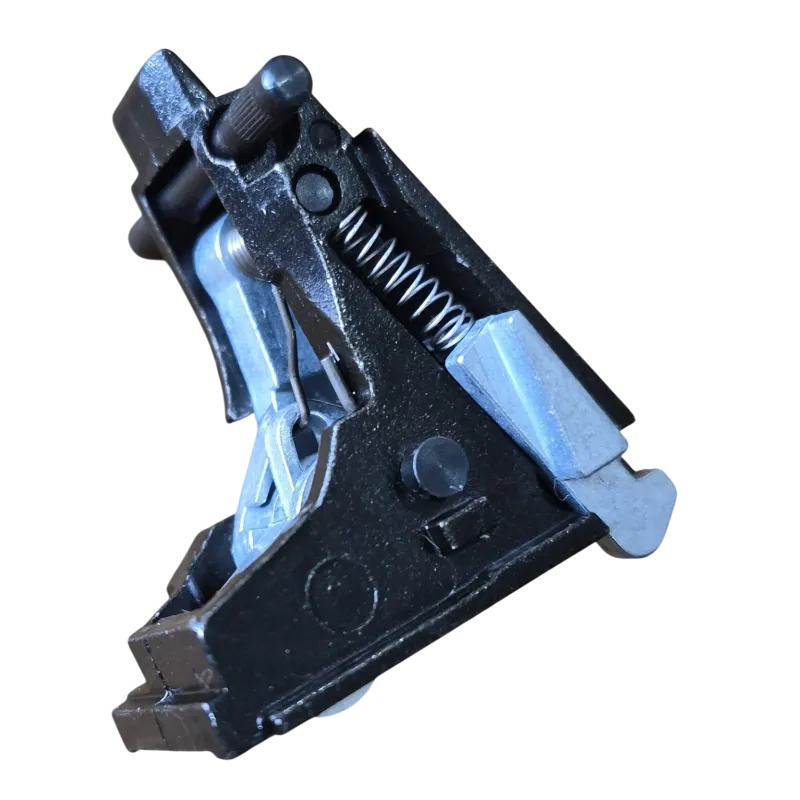 Bloc détente complet Poseidon pour pistolet, vue trois quarts côté ressort