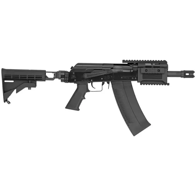 Fusil à pompe Saiga 12 SBS GBB Tokyo Marui noir, vue de profil côté droit