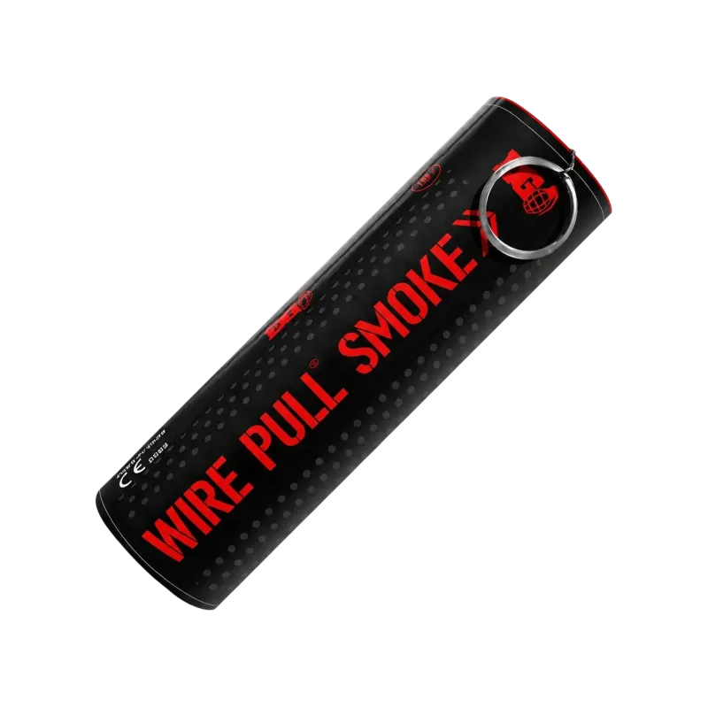 ENOLA GAYE - Fumigène à goupille WP40 - Rouge