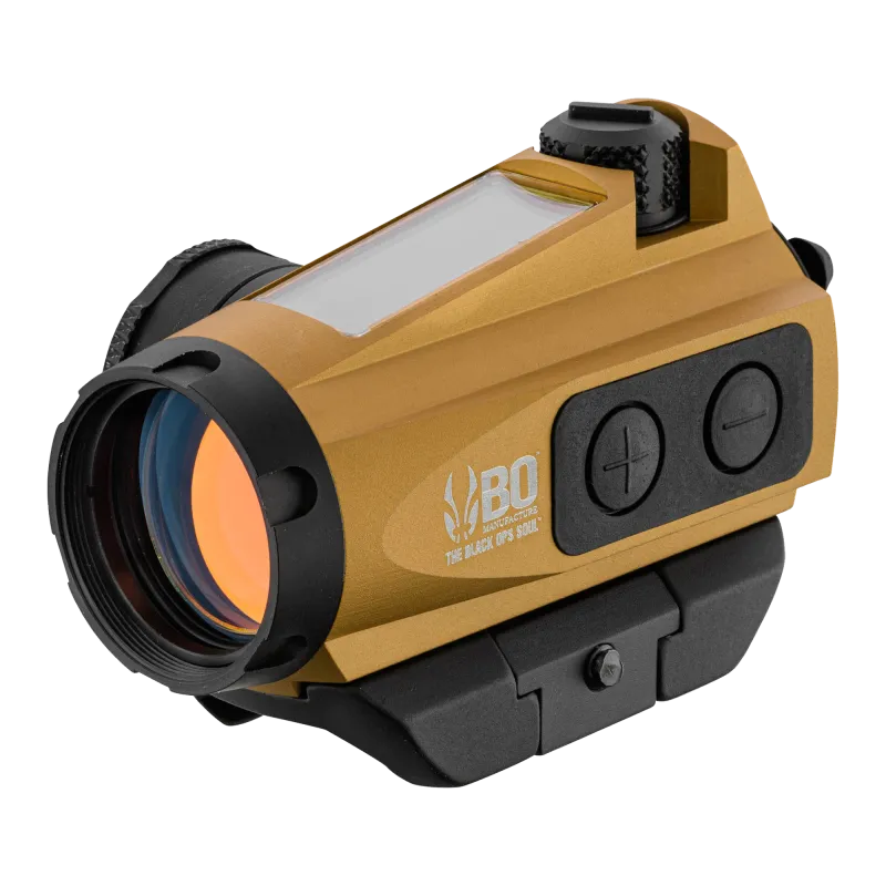BO MANUFACTURE - Viseur point rouge OCX-1 montage bas avec panneau solaire - Tan