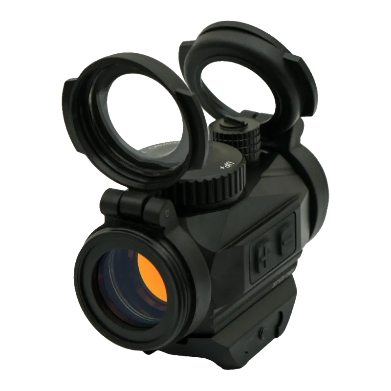 Viseur point rouge JS-Tactical à boutons latéraux, lentille avant traitée antireflet