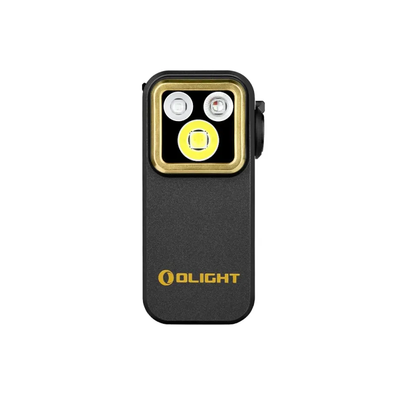 Olight - Oclip Pro S Lampe gilet tactique 600 lm avec lumières RVB et UV - Noir