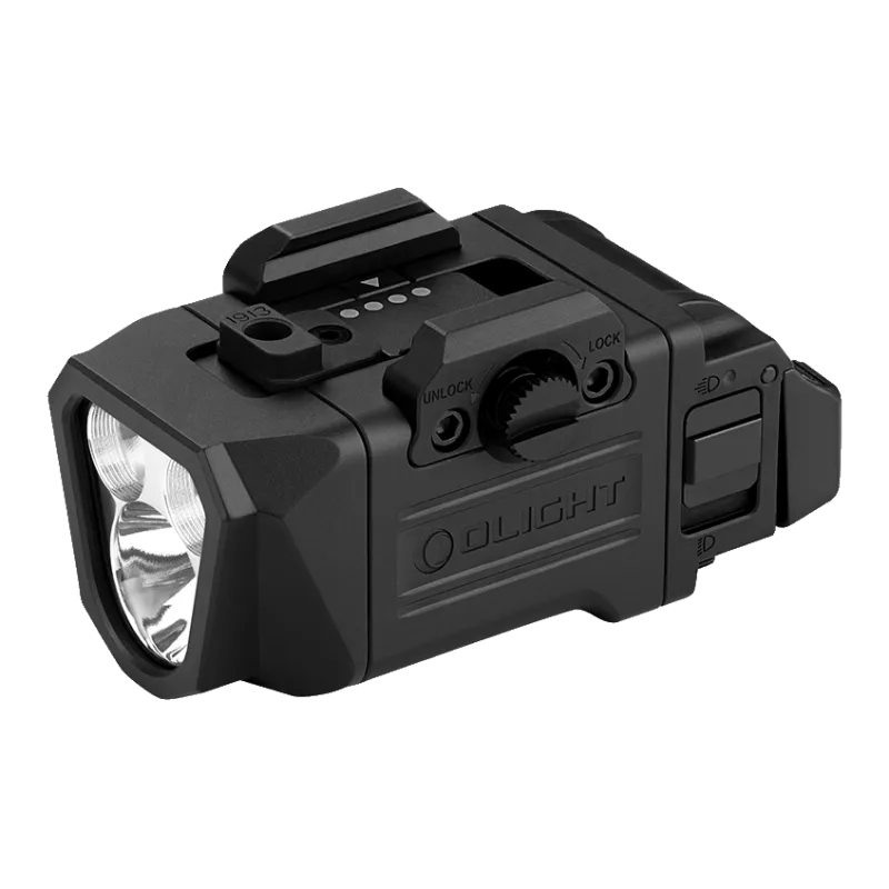 Olight - Lampe tactique sur rail PL X 1200 lumens double faisceau - Noir
