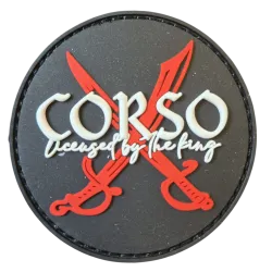 Patch - Corso - Blanc et Rouge