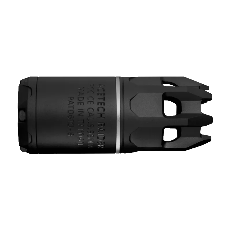 Traceur Acetech Raider Blaster M noir vu de profil, marquage Acetech Raider