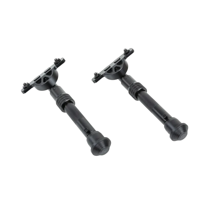 Bipied Specna Arms M-LOK noir, vue arrière des jambes et des vis de fixation