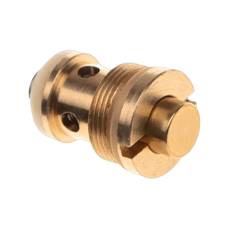 Valve de percussion CO2 KJ Works M9, filetage, lumières et téton de collerette