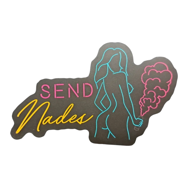 Sticker Enola Gaye grand Send Nades Néon
