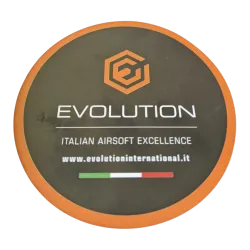 Sticker Evolution grand rond - Orange