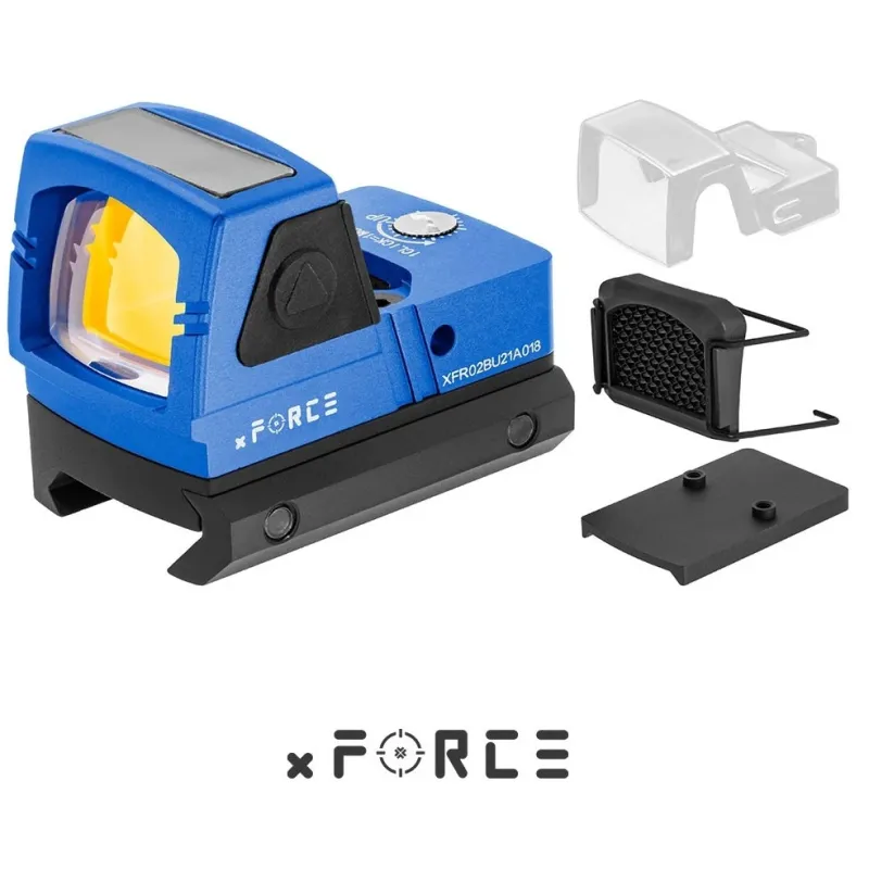 TACTICAL OPS - Mini point rouge avec panneaux solaires - Bleu