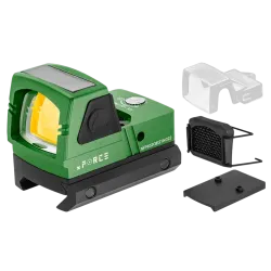 TACTICAL OPS - Mini point rouge avec panneaux solaires - Vert