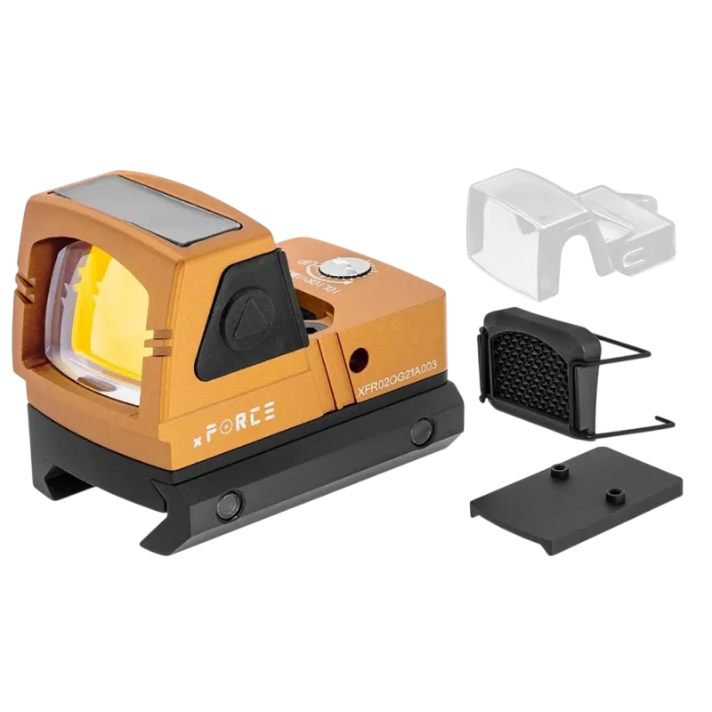 TACTICAL OPS - Mini point rouge avec panneaux solaires - Orange