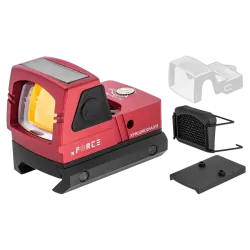TACTICAL OPS - Mini point rouge avec panneaux solaires - Rouge