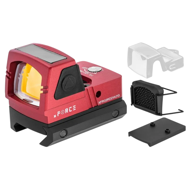 TACTICAL OPS - Mini point rouge avec panneaux solaires - Rouge