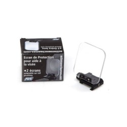 ASG - 2 Vitres Protection Pour les optiques de Viser d'airsoft - Noir