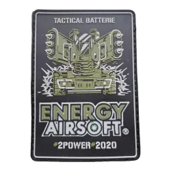 Patch Energy Airsoft - Noir et vert