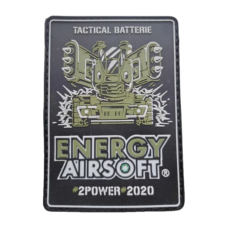 Patch Energy Airsoft - Noir et vert