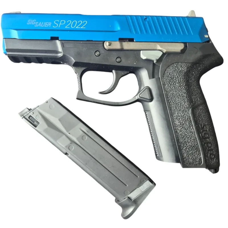 SWISS ARMS - Pistolet CO2 10 g SIG SAUER SP2022 15 Billes - Bleu