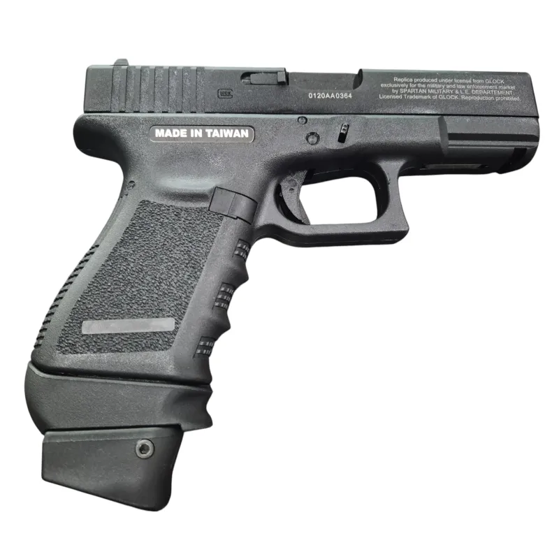 GLOCK - Pistolet Glock 19 MI CO2 10 g culasse CNC mobile 15 billes 1 J - Noir