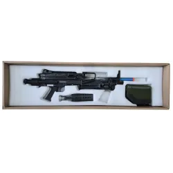 G&P - Réplique de MINIMI version armée de terre - Noir et bleu